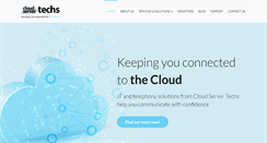 Desktop Screenshot of cloudservertechs.com