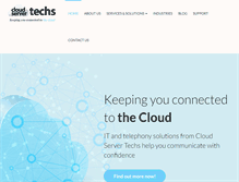 Tablet Screenshot of cloudservertechs.com